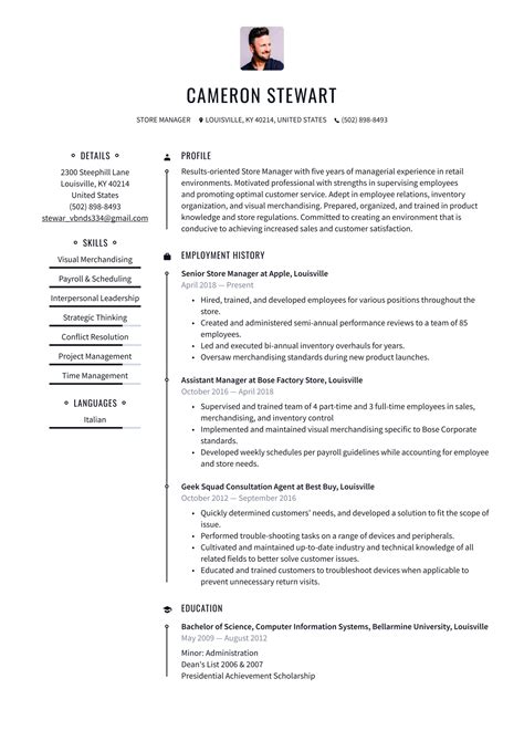 manager duties on resume|Manager Resume Examples & Templates (2024) · Resume.io.